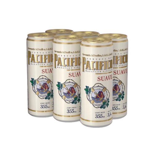 Pack de 6 Pacifico Suave 355ml
