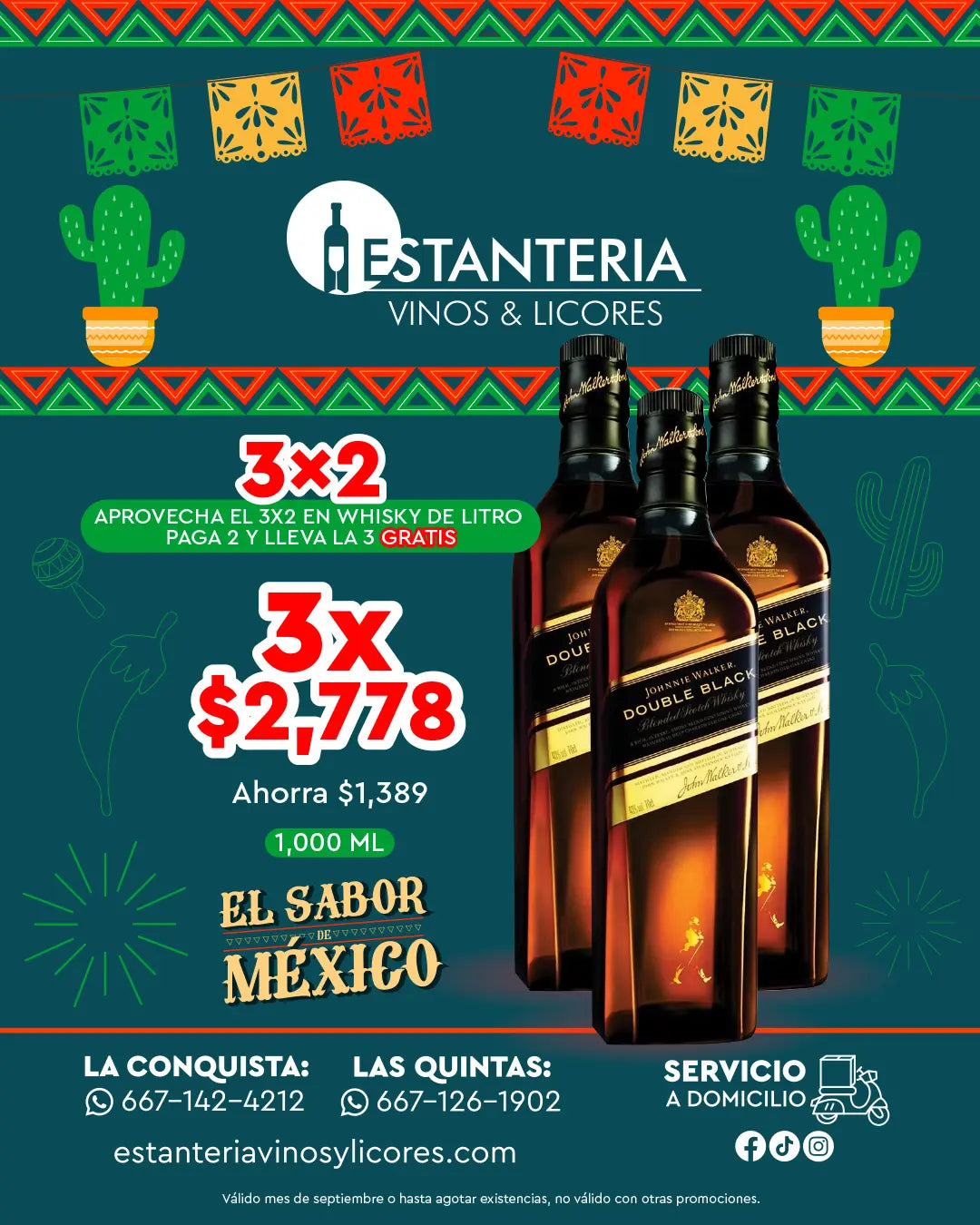 3 x DOUBLE BLACK 1000 ml