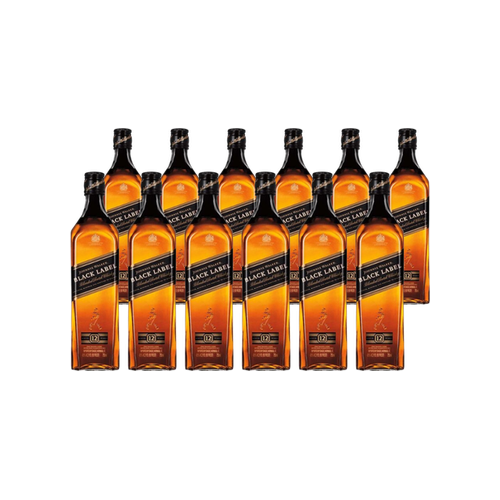 Pack de 12 Black Label 750 ml