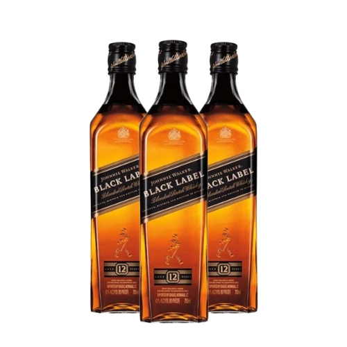 Pack de 3 Black Label 750 ml