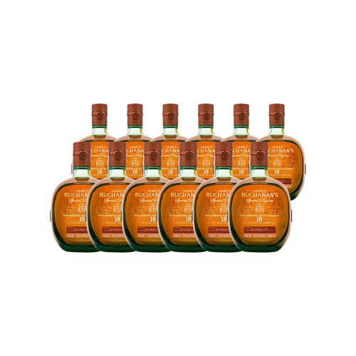 Pack de 12 Buchanans 18 750 ml