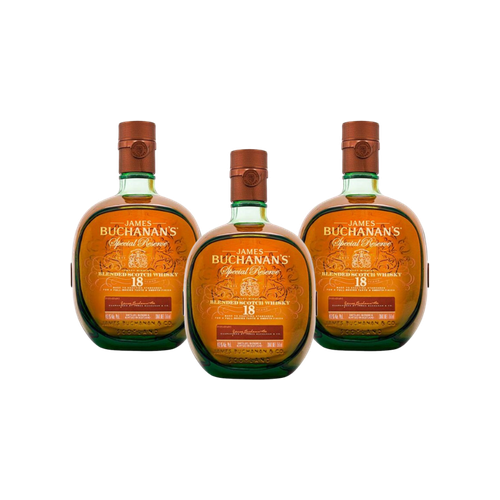 Pack de 3 Buchanans 18 750 ml