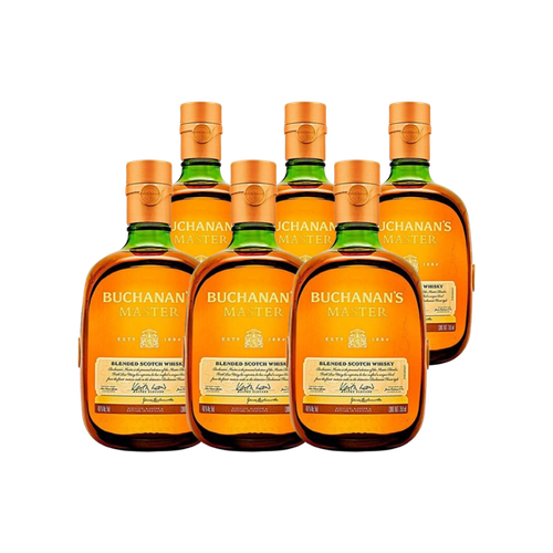 Pack de 6 Buchanans Master 750 ml