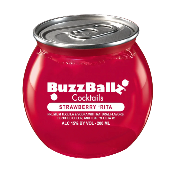 BuzzBallz - Cocktails - Strawberry Rita - 200 ml