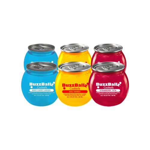 Pack de 6 BuzzBallz | 3 Sabores 2x2x2