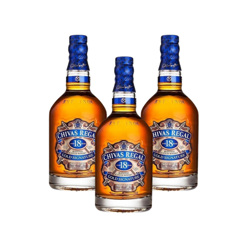 Pack de 3 Chivas Regal 18 750 ml