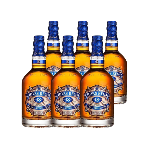 Pack de 6 Chivas Regal 18 750 ml