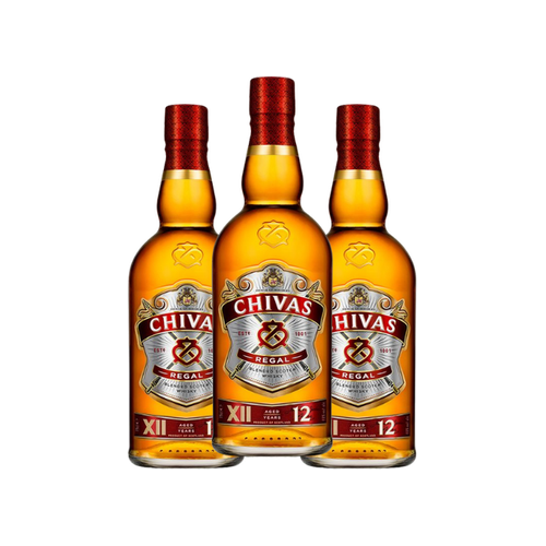 Pack de 3 Chivas Regal 12 750 ml