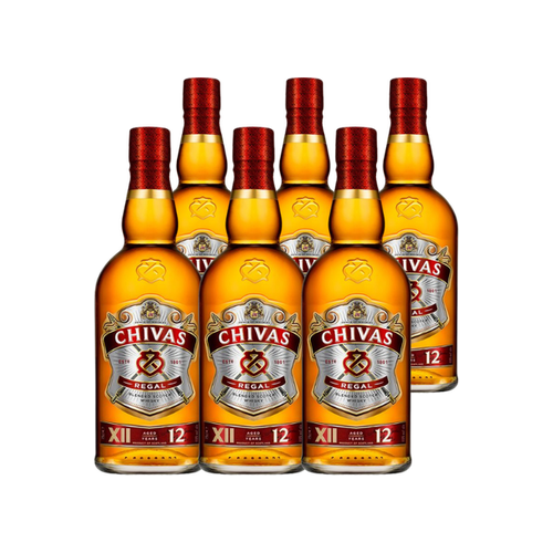 Pack de 6 Chivas Regal 12 750 ml