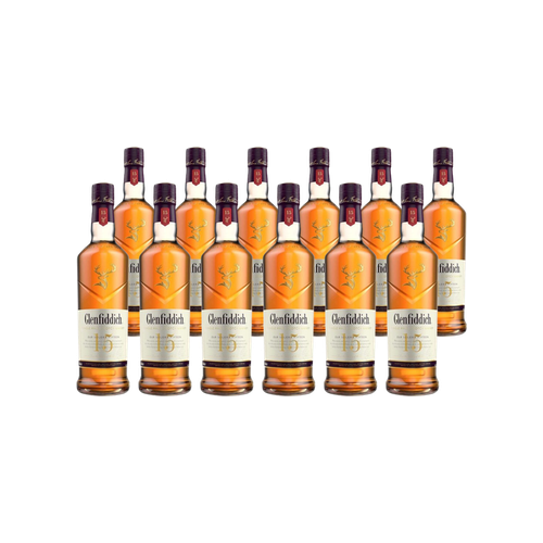 Pack de 12 Glenfiddich 15 750 ml