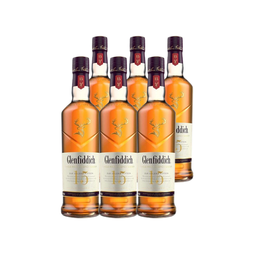 Pack de 6 Glenfiddich 15 750 ml