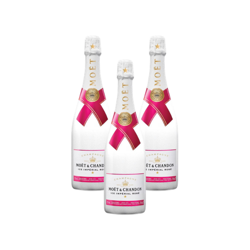 Pack de 3 Moet & Chandon Ice Rose 750 ml
