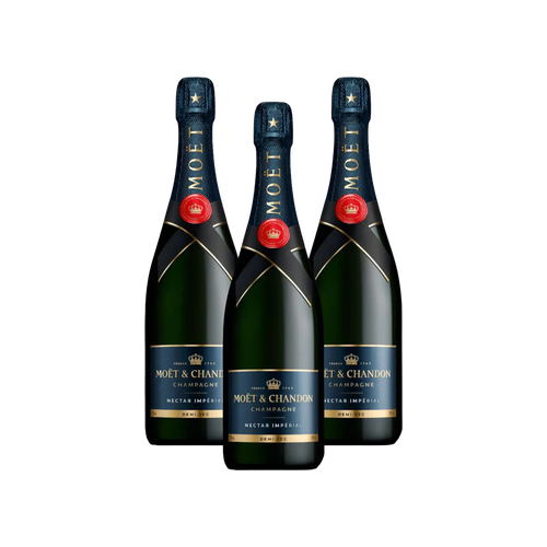 Pack de 3 Moet & Chandon Nectar Imperial 750 ml