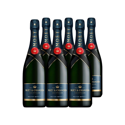 Pack de 6 Moet & Chandon Nectar Imperial 750 ml