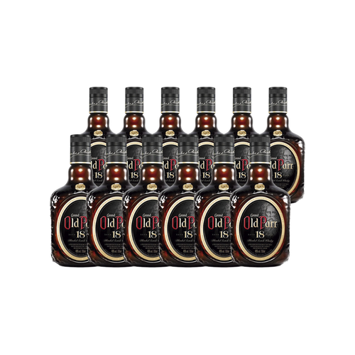 Pack de 12 Old Parr 18 750 ml