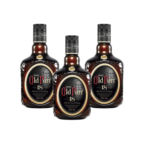 Pack de 3 Old Parr 18 750 ml