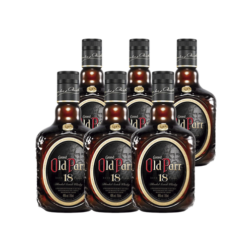 Pack de 6 Old Parr 18 750 ml