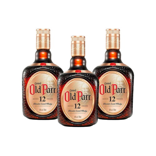 Pack de 3 Old Parr 750 ml
